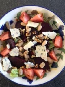 Beet & Bleu Cheese Salad