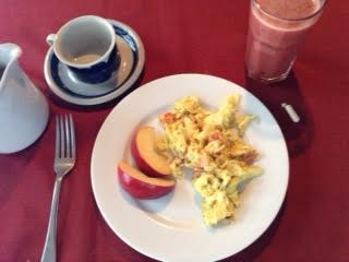 PM scramble or Ham omelette? w: apple