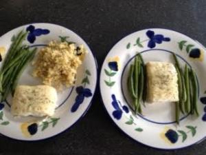 Baked White Fish for 2