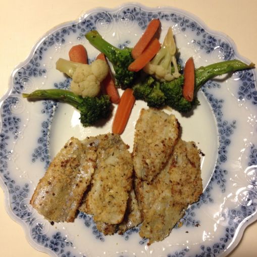smelts with winter veg