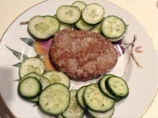 Lamb w: Swedish cucumber salad