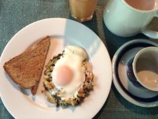 Zucchini Nests w: Egg