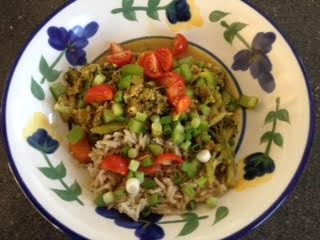 Fish Curry w: brown rice