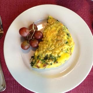 spinach-fritatta-w-grapes