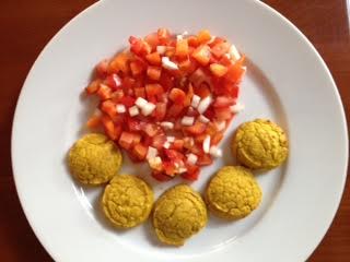 Felafel w: veg salad