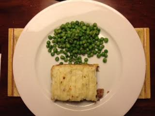 Shepherd's Pie w: peas