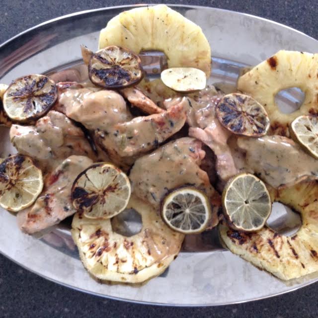 Chicken with Limes and Pineapple