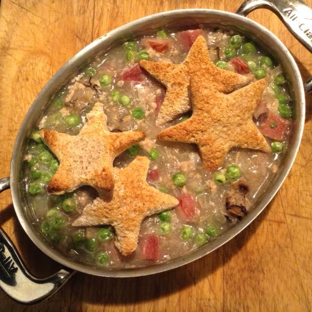 Ham &amp; Oyster Pie for two