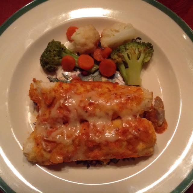 Enchiladas w: winter medley