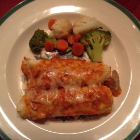 Enchiladas w: winter medley