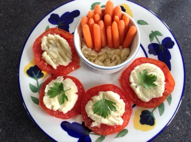 Brandade w: tomatoes & Carrots