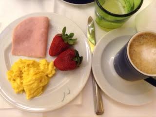 Fasting breakfast in Rome