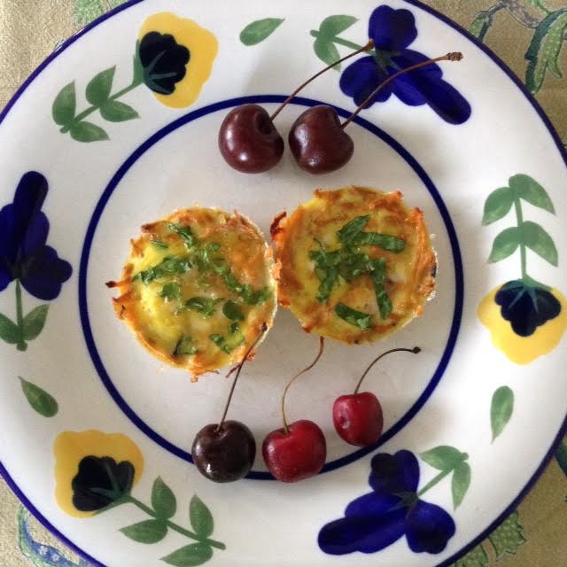 Eggs in Sweet Potato Cups