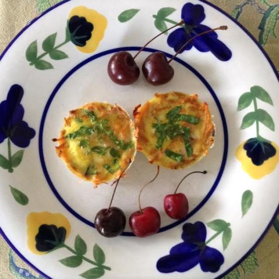 Eggs in Sweet Potato Cups