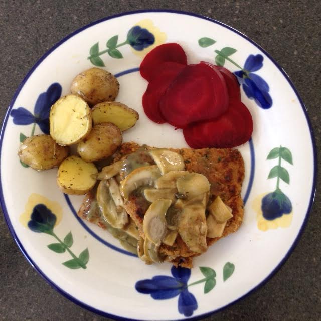 Pork Schnitzel, plated