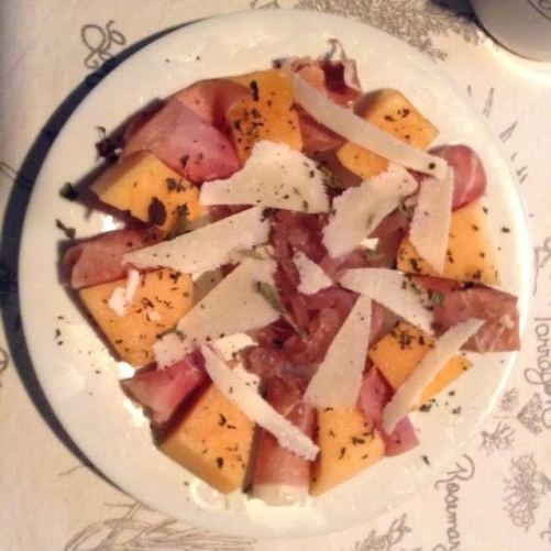Prosciutto-Melon Plate