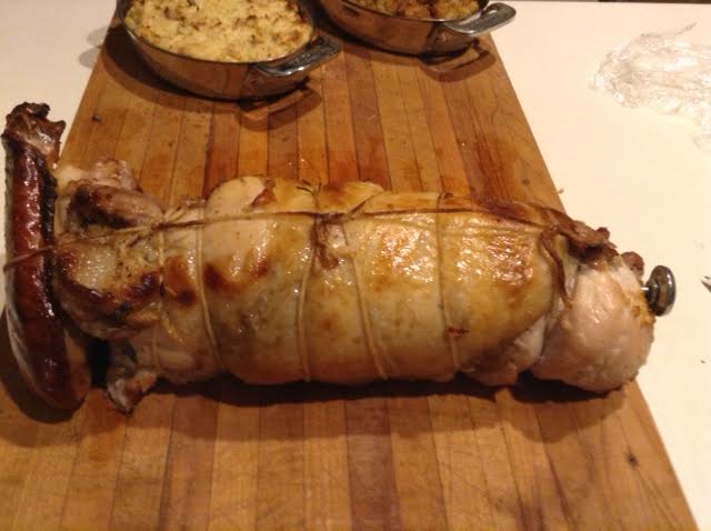 Turkey Roulade, roasted