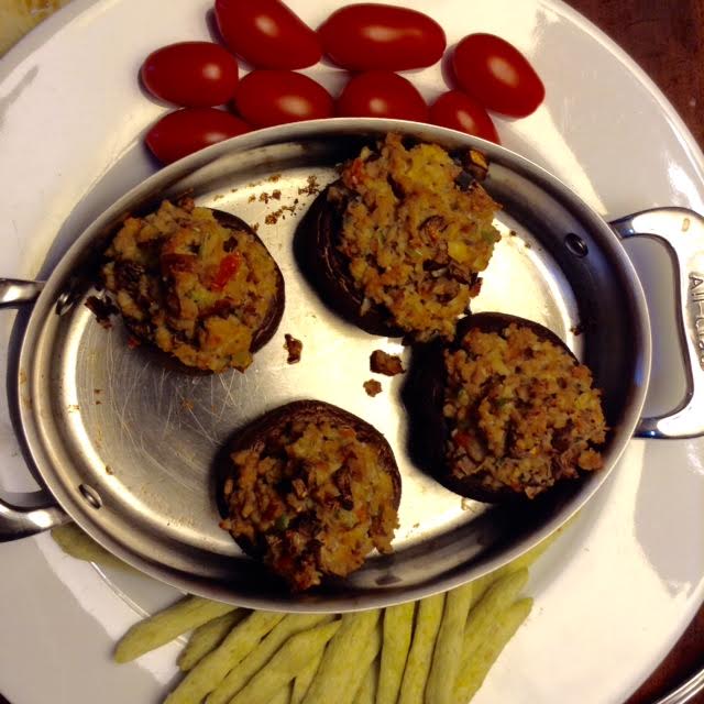 Clam-Stuffed Mushrooms